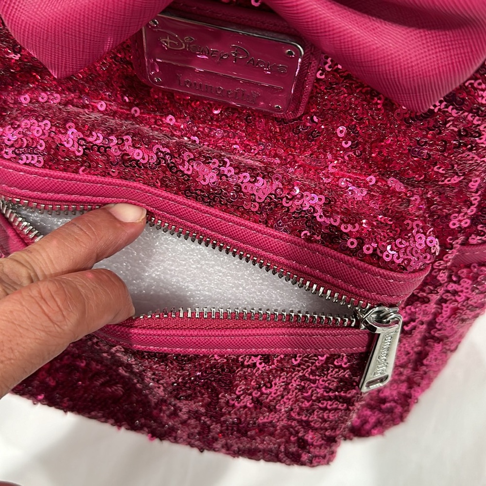Disney Minnie Sequin Mini Backpack - image 3